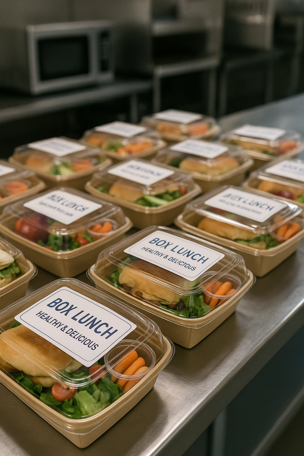 Box lunch y snack bar para turnos extendidos